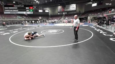 184 lbs Semifinal - Christian Smoot, Unattached vs Kale Knezovich, Western Wyoming Community College