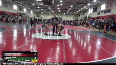 100 lbs Cons. Round 2 - Treyson Freiberg, Menomonie Wrestling Club vs Caiden Anez, LITTLE FALLS