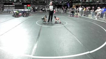 45 lbs Consi Of 16 #2 - Blake Sedeyn, Cumberland vs Caleb Crumby, Paramus