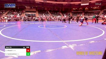 110 lbs Semifinal - Zaina Albadri, Greater Heights Wrestling vs Sienna Ocean Salaheddine, Sea Queens - Threshold