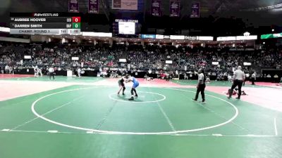 130 lbs Champ. Round 1 - Darren Smith, BAY2 vs Aubree Hoover, LEO1