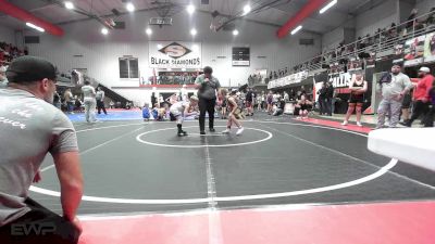 70 lbs Rr Rnd 1 - Archer Haley, Broken Bow Youth Wrestling vs River Minton, Runestone