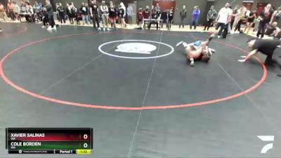 132 lbs Cons. Round 1 - Xavier Salinas, WA vs Cole Borden, WA