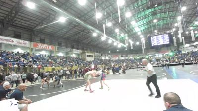 145 lbs Consi Of 8 #2 - Luke Geri, Pikes Peak Warriors vs Zane Bourassa, Platte Valley Middle School