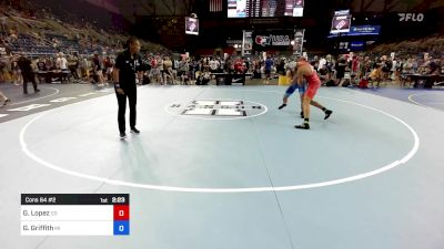 165 lbs Cons 64 #2 - Gunner Lopez, CO vs Gabriel Griffith, MI