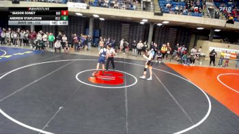 113 lbs Champ. Round 2 - Mason Soney, Normal vs Andrew Stapleton, Prospect