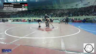 130 lbs Round Of 64 - Bradley Ross, Geary vs Gage Rackley, Tuttle Wrestling Club