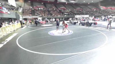 285 lbs Champ. Round 1 - William Villatoro, Edison High School Wrestling vs Akeem Newsom, Knightmare Wrestling