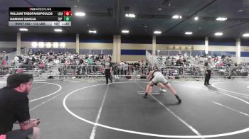 172 lbs Quarterfinal - William Theofanopoulos, Legends Of Gold LV vs Damian Garcia, Top Rank Hammers