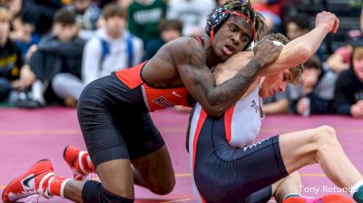 132 lbs 1st Place Match - Nasir Bailey, Rich Township vs Mac Church, Waynesburg Central