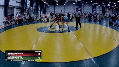 96 lbs Rd# 10- 4:00pm Saturday Final Pool - Ashur Whitmer, Iowa Black vs Jackson Smith, Lions Wrestling Academy