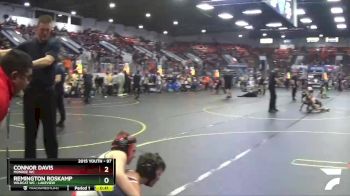 97 lbs Cons. Round 2 - Connor Davis, Monroe WC vs Remington Roskamp, Wildcat WC - Lakeview