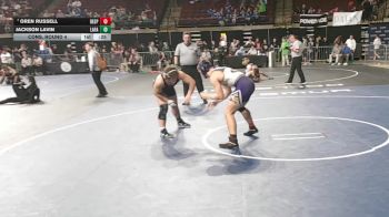 D 1 190 lbs Cons. Round 4 - Jackson Lavin, Lafayette vs Oren Russell, Denham Springs