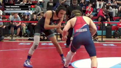 120 lbs Quarterfinal - Brayden Fudolig, Silverado vs Isak Trigueros, Coronado