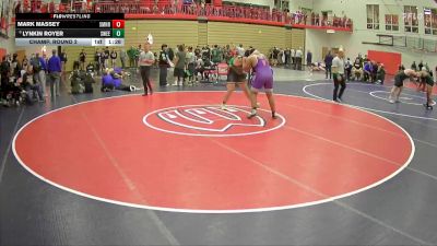 285 lbs Champ. Round 2 - Mark Massey, Sumner vs Lynkin Royer, Sweet Home