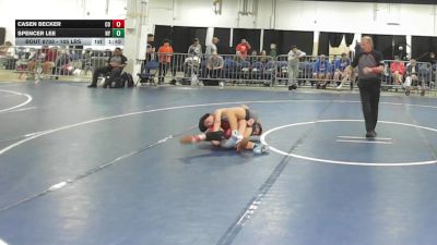 105 lbs Quarterfinal - Casen Becker, CO vs Spencer Lee, NY