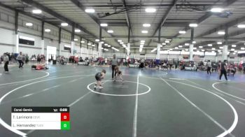 54 lbs Consolation - Torin Larimore, Dove Creek vs Lucas Hernandez, Tucson Pride WC