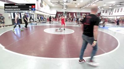 150 lbs Consolation - Tristan Ziobro, Christian Brothers Academy vs Brandon Mayock, D.C. TRAINED