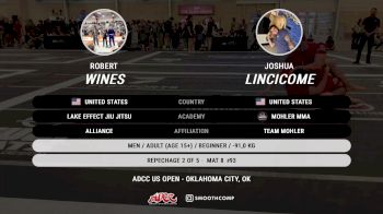 Hudson Lunsford vs Wayne Jackson 2025 ADCC Oklahoma City Open