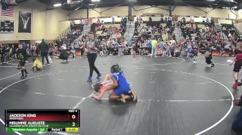 95 lbs Quarterfinal - Jackson King, Rivertown vs Misumme Auguste, Lslander Elite Wrestling Club