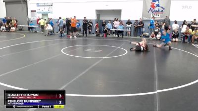 67 lbs Quarterfinal - Penelope Humphrey, Mat-Su Matmen vs Scarlett Chapman, Mid Valley Wrestling Club