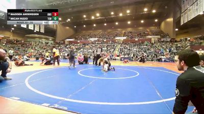 70 lbs 3rd Place Match - Madden Anderssen, Bentonville Wrestling Club vs Micah Rizzo, Team Conquer Wrestling