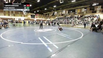 120 lbs Champ. Round 1 - Zephyr Aubuchon, Carlsbad vs Tyler Hiraoka, J.W. North
