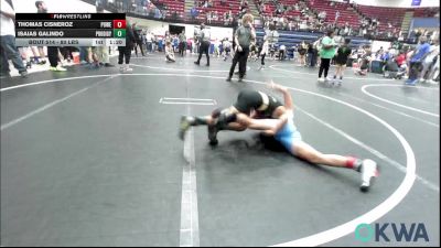 80 lbs Semifinal - Thomas Cisneroz, Powerhouse vs Isaias Galindo, Prodigy NDT