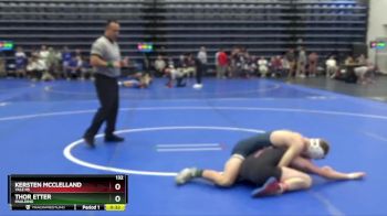 132 lbs Cons. Round 4 - Thor Etter, PAULDING vs Kersten McClelland, Yale HS