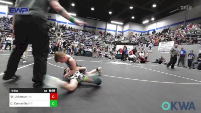 64 lbs Semifinal - Wilder Johnson, Comanche Takedown Club vs Cam Camarillo, Standfast