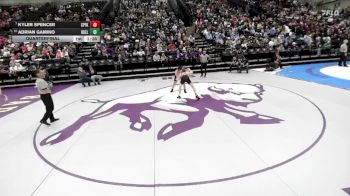 5A 126 lbs Quarterfinal - Kyler Spencer, Spanish Fork vs Adrian Gamino, Box Elder