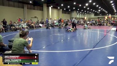 60 lbs Round 1 (8 Team) - Owen Toungette, Williamson County WC vs Jace Fennessey, The Untouchables