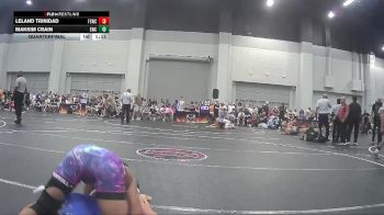 100 lbs Quarterfinal - Maksim Crain, Seymour Wrestling Club vs Leland Trinidad, FL Scorpions Wrestling Club