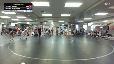 132 lbs Semifinal - Justus Briggs, Fighting Squirrels Wrestling Club vs Justus Peregrina, Buzzsaw Wrestling Club