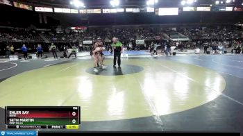 152 lbs Cons. Round 6 - Ehler Say, Boise vs Seth Martin, Post Falls