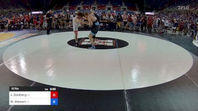 157 lbs Rnd Of 128 - Jared Goldberg, OH vs Will Stewart, CO