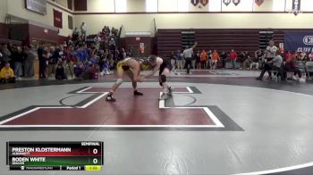 144 lbs Semifinal - Boden White, Denver vs Preston Klostermann, Alburnett