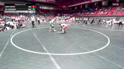 190 lbs D1 - Quarter-finals (fri 5:30 P.m.) - Liam Crook, Kaukauna vs Jay Krueger, West Allis Nathan Hale