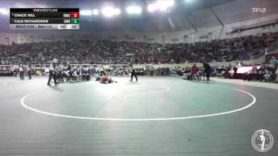 B6A-113 lbs Quarterfinal - Cale Richardson, Edmond North vs Chace Hill, Owasso