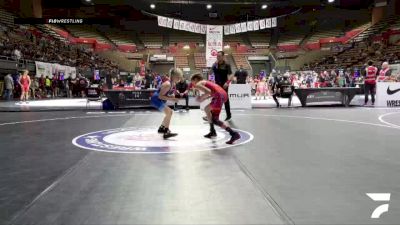 Cons. Round 1 - Brayden Paminto, Gladiator Wrestling vs Jace Mark, Wright Wrestling Academy