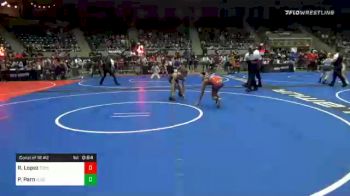 101 lbs Consolation - Royce Lopez, Toss Em Up vs Peyton Parn, Blue Pride WC