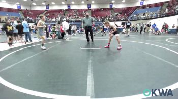 76 lbs Quarterfinal - Jett Hinz, Weatherford Youth Wrestling vs Grayson Vanzant, Bristow Elementary Wrestling Club