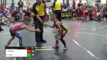 56 lbs Round 2 (6 Team) - Brayden Lopez, ARES Black vs Jordan Skodak, Funky Fire