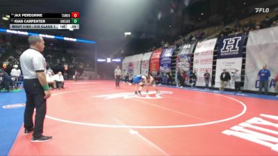 215 Class 1 lbs Cons. Round 1 - Jax Peregrine, Tarkio vs Kian Carpenter, Lone Jack