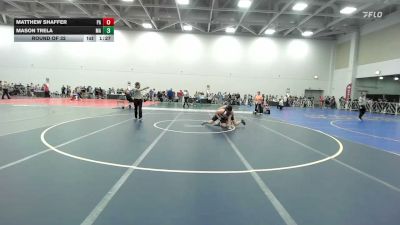 160 lbs Round Of 32 - Matthew Shaffer, PA vs Mason Trela, MA