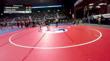 120 lbs Quarterfinal - Viviana Soto, Cheyenne East vs Keston Johnson, Star Valley