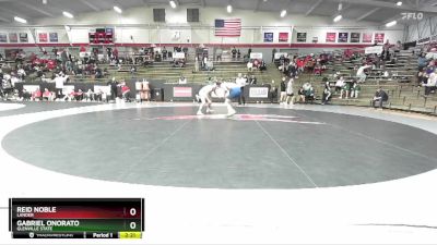 149 lbs Cons. Round 6 - Reid Noble, Lander vs Gabriel Onorato, Glenville State