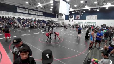 175 lbs Cons. Semi - Sebastian Arguello, Ayala High School Wrestling vs Krish Dey, El Modena