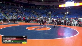 190 lbs Semis & 1st Wrestleback (8 Team) - Maximus Wiezorek, Chatham (Glenwood) vs Jaxon Lane, Lombard (Montini)