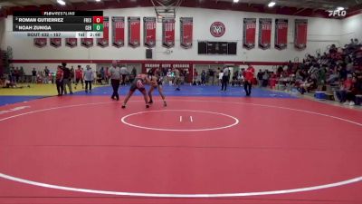 157 lbs Semifinal - Noah Zuniga, Cerritos College vs Roman Gutierrez, Fresno City College